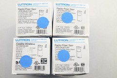 LOT OF 4 NEW Lutron LRF2-OKLB-P-WH Radio Power Saver Corner Mount Occupancy