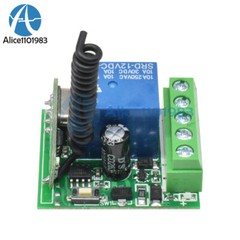 433MHZ DC12V 10A 1CH Wireless Relay RF Remote Control Switch Receiver
