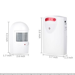 Wireless Driveway Alarm Infrared Motion Sensor Home Garage Alert Security System