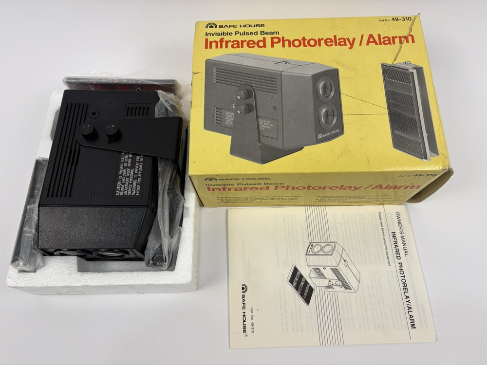 Safe House Infrared Photorelay Alarm 49-310. New In Box. User Manual Included