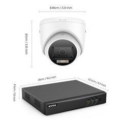 ANNKE 8CH 5MP Lite 5IN1 DVR 1080P CCTV Security Camera System Outdoor AI Alerts