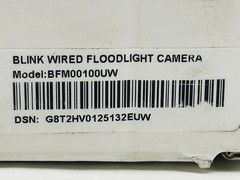 Blink Wired Floodlight Camera – Smart Security Camera, 2600 Lumens, White