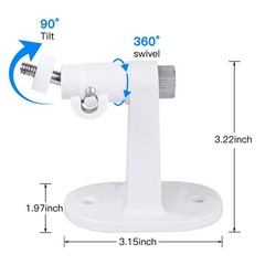Adhesive Security Camera Mount for eufy Indoor Cam E30/C210/C220/E220, White
