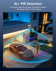 Solar Wireless Outdoor Security Camera Wi-Fi Cameras Home Security Camera