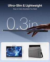 Cjkao Portable Monitor 15.6 Fhd 1080P Display Ultra-Slim Ips Screen W/Smart