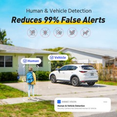 ANNKE 4K Color Night POE IP Security Camera System 12MP 8CH NVR Two Way Audio AI