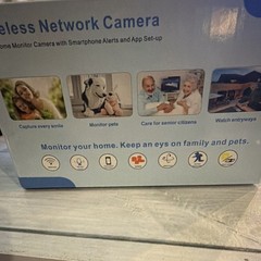 Wireless Network Camera Wi-Fi Pan/Tilt Two-Way Audio Motion Detection B&W Night