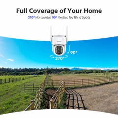 ANNKE 16CH NVR Wireless 4MP PT Color Security System Solar Power Two Way Audio