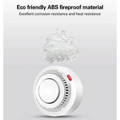 Tuya Smart WiFi Smoke Sensor Fire Protection 85dB Sound Security System ControKq