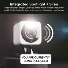 WYZE CAM V4 2K HD WI-FI 6 SECURITY PET CAMERA NEW WDR 2 WAY AUDIO WIFI 2024