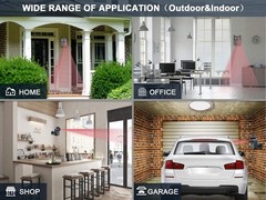 Driveway Alarm- 1/2 Mile Long Range Wireless Driveway Alarm Outdoor Weather Resi