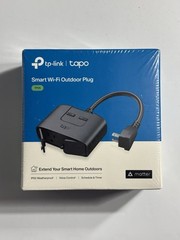 TP-Link Tapo Smart Wi-Fi Outdoor Plug Black Tp25 Sealed Brand New