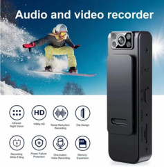 Body Camera W/128GB Card 2023 NEW HD 1080P Noise Reduction Camera For Filming