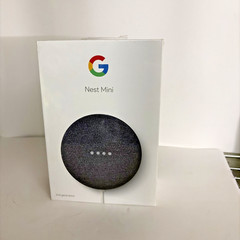 Google Nest Mini (2nd Gen) Smart Speaker GA00781-US Charcoal Bluetooth Wi-Fi