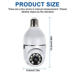 ✅Wireless 2.4G WiFi Security Camera System Smart Night Vision Cam 1080P