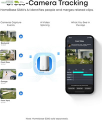 Eufy Solocam E42, 4K Security Camera Wireless Outdoor, Solar Powered, AI Motion
