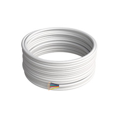 1000FT Security Wire 22AWG 22/6 Stranded CCA Burglar Fire Alarm CCTV Cable White