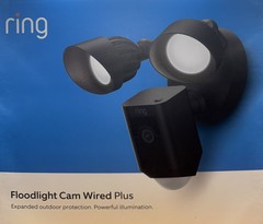 Ring Floodlight Cam Wired Plus Outdoor Wired Full HD Surveillance Camera – Black