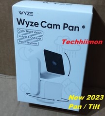 WYZE CAM PAN V3 CAMERA NEW 2023 IP65 1080p TILT ZOOM WiFi WYZECPAN3 PTZ TRACKING