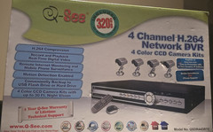 Q-See 4CH DVR 320GB H.264 w/ 4 Cameras QSDR44DRTC