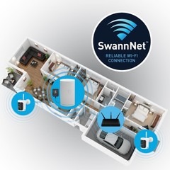 swann Wireless 2KSecurity Camera System 4MP 8CH NVR Two-Way Audio Recording