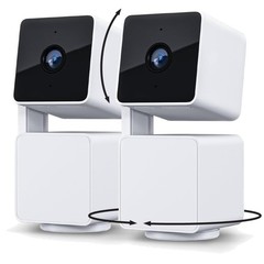 Alexa & Google Assistant Compatible Cam Pan v3, 2-Pack