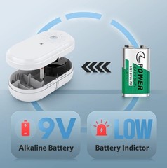Water Sensor Alarm Leak Detector -95dB Audio Alarm for Water Detection with Leak