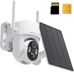 4G LTE Cellular Security Camera No Internet Needed, Solar No Wifi Security Came