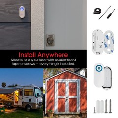 Decoy Security Camera, Battery Operated, Flashing Blue LED Light, Easy to Ins