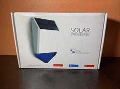 Solar Powered Wireless Outdoor Strobe Siren Fortress Total Security Alarm System