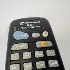 X-10 Powerhouse 8 in 1 Remote Control Backlit Learning Remote UR24A X10