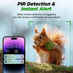 4G LTE Surveillance Camera Outdoor Battery with SIM Card Solar PTZ Trail Camera