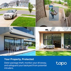 TP-Link – Tapo Solar-Powered Wireless Security Camera Kit with Live View, Wor…