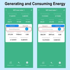 Tuya WIFI Smart Energy Meter AC100-240V CT Clamp App Control 80A Power Monitor E