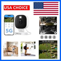 Reliable 2.5K Security Camera with Motion Activated Spotlight for Safety