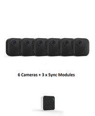 2024 Blink Outdoor 4 (4th Gen) 6 Camera Wireless HD Home Security System NEW