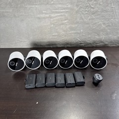 Lot Of 6 – SimpliSafe CMOB1 Outdoor Wireless Security Camera White – All Working