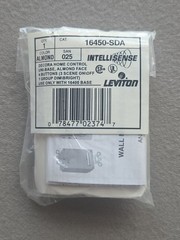 Leviton 16450 SDA Intellisense Decora DHC Home Control Uni Base 4 Button Keypad