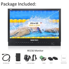 SEETEC 4K156-9HSD 15.6″ IPS UHD 4K Broadcast Monitor With 4xHDMI Input 3840×2160