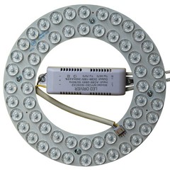 OLYMSTAR 36W LED Light Kit Panel for Ceiling Fan Flush 7″ in Diameter, Clear