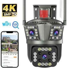 Wireless WiFi Security Camera System Outdoor Night Vision Surveillance+32GB Card