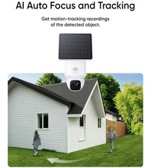 eufy Solar Security Camera Wireless Outdoor PTZ WiFi HD Night Vision Motion Dete
