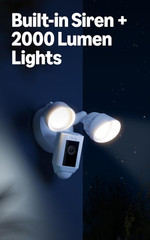 Floodlight Cam Wired plus (Newest Model), Outdoor Home or Business Security with
