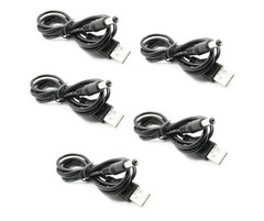 HiLetgo 5pcs USB 2.0 A Male to DC 5.5×2.1mm 5 Volt DC Connector Charge Barrel