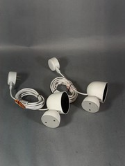 Google Nest Security Cam Indoor 1080p Wired 2nd Gen GJQ9T (Snow) – Lot of 2