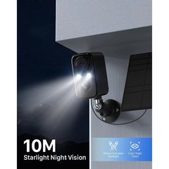 2-Pack Security Cameras Wireless Outdoor, 2K Battery Powered AI Motion Detection