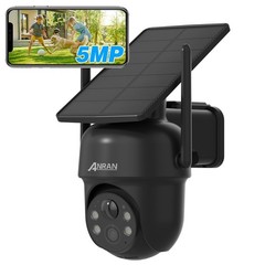 Refurbished 5MP Solar Security Camera Outdoor Wireless Pan/Tilt WiFi Audio Cams