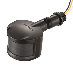 EDISHINE Motion Sensor, Automatic Dusk to Dawn, 180 Degree Replacement Brown