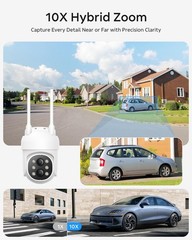 Wireless CCTV Camera System with Monitor NVR 4MP WiFi Security Cameras Outdoor