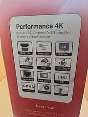 Honeywell HN30080208 30 Series 4K 8 Channel H.265/H.264 PoE NVR 8TB HDD